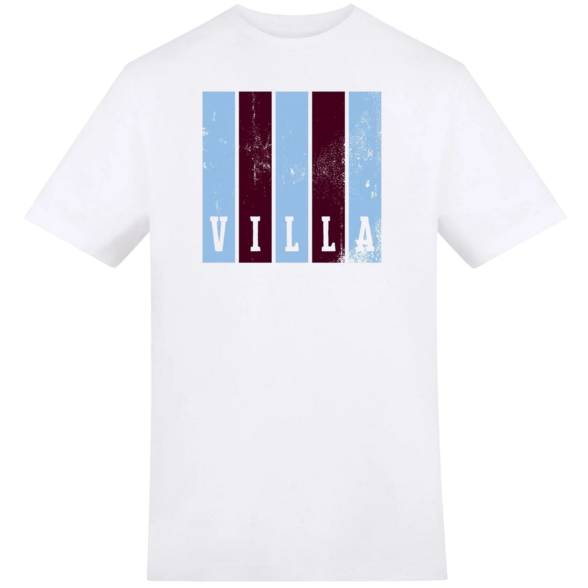 White - Front - AWD Mens Villa Short-Sleeved T-Shirt