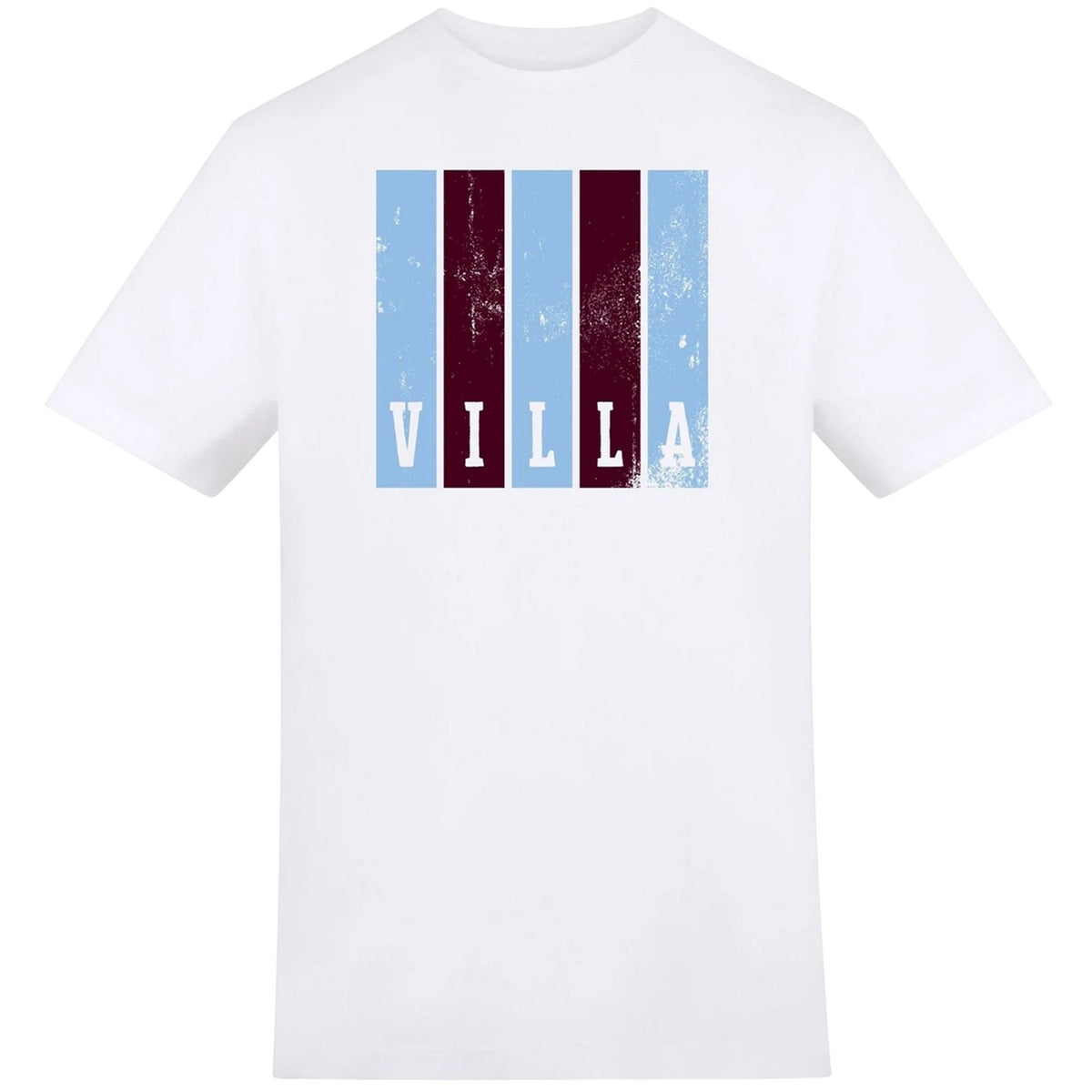 White - Front - AWD Mens Villa Short-Sleeved T-Shirt