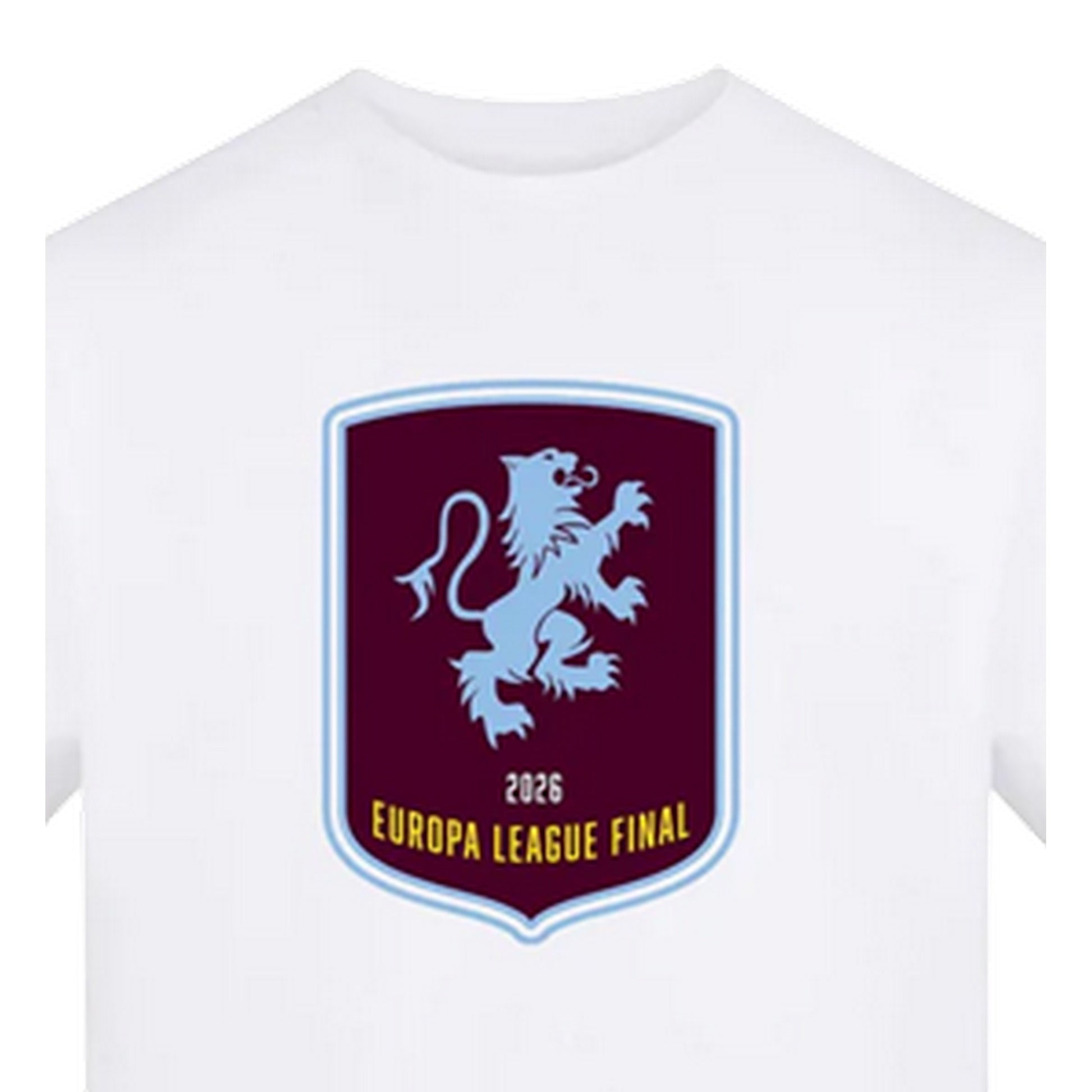 White - Side - AWD Mens Europa League Final 2026 Crest T-Shirt
