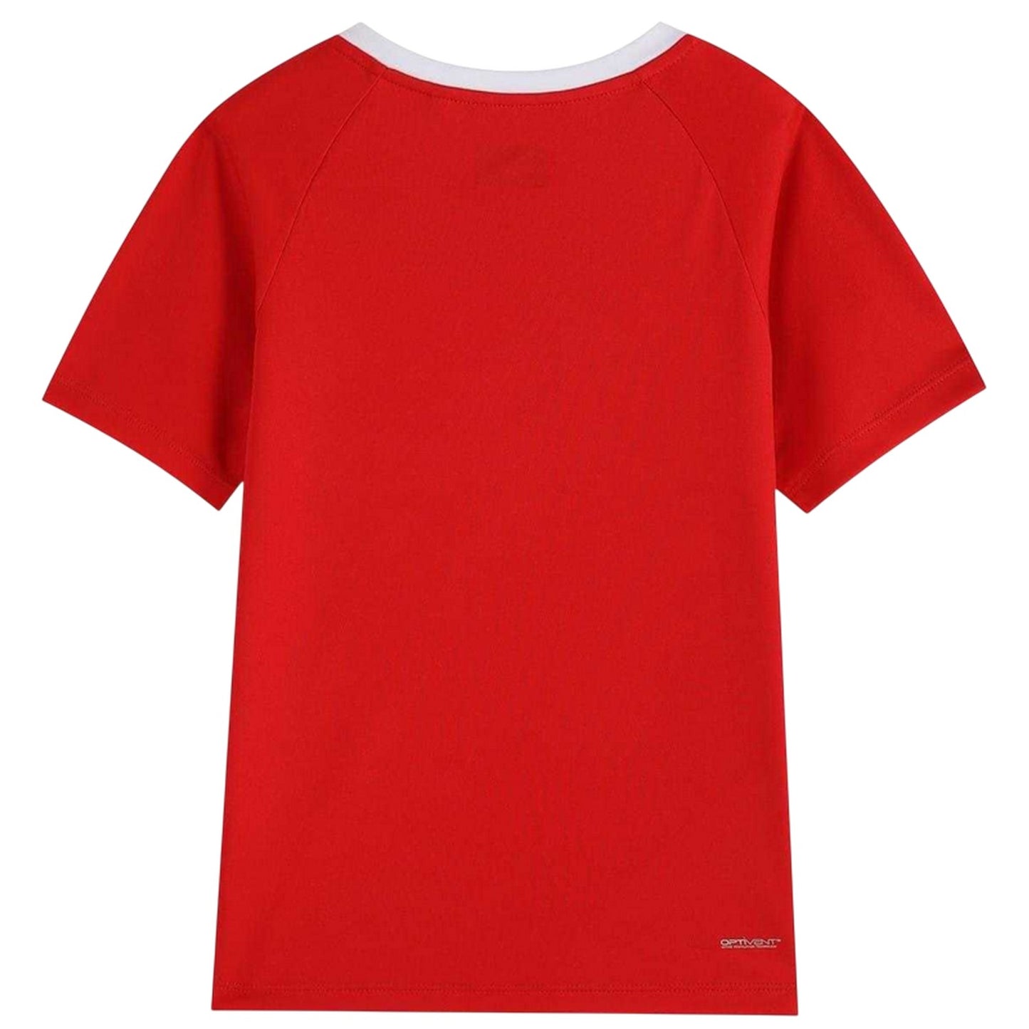 Red-White - Back - Sondico Boys Fundamental Logo Polo Shirt