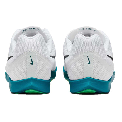 White - Back - Nike Mens Zoom Rival Distance Athletic Shoe Spikes