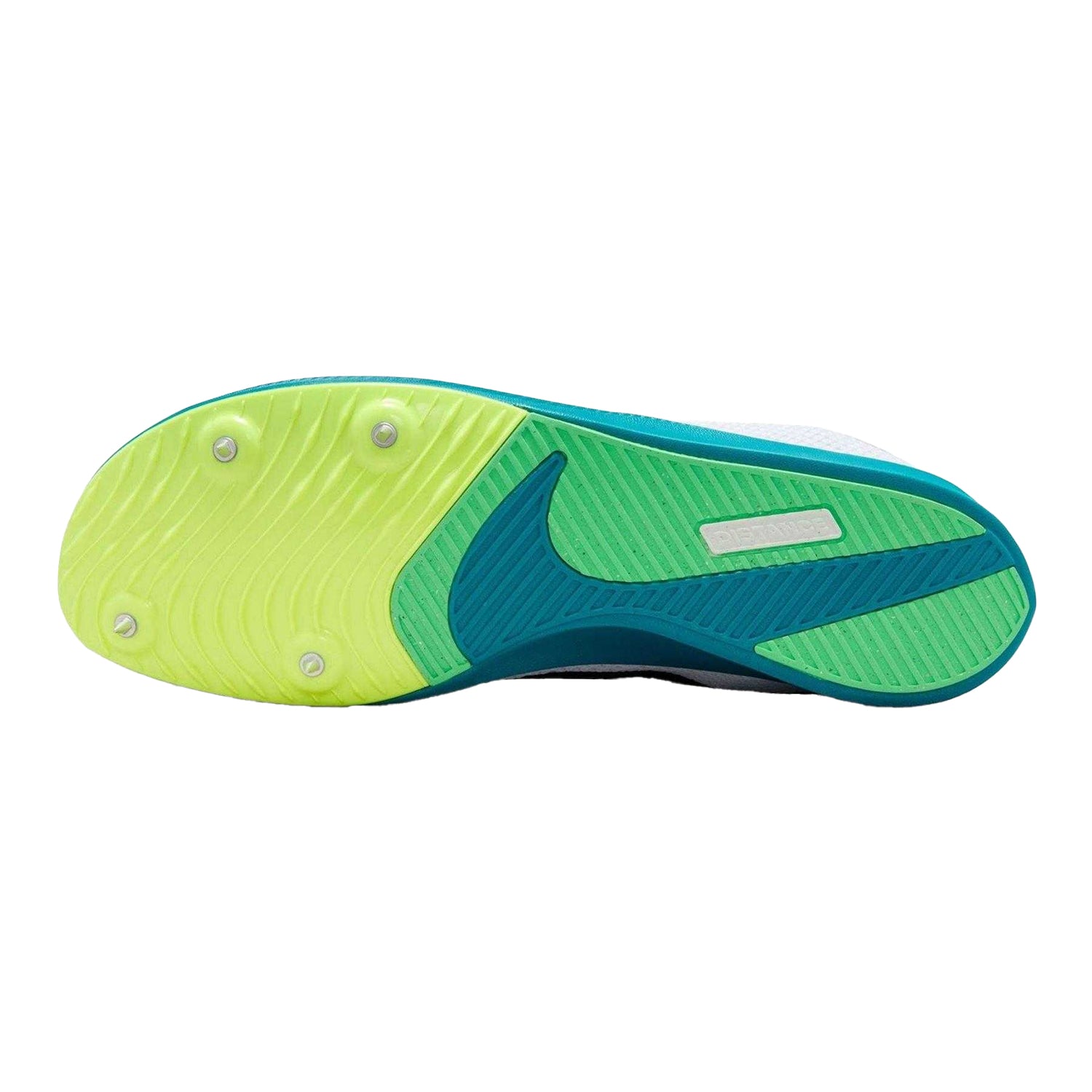 White - Lifestyle - Nike Mens Zoom Rival Distance Athletic Shoe Spikes