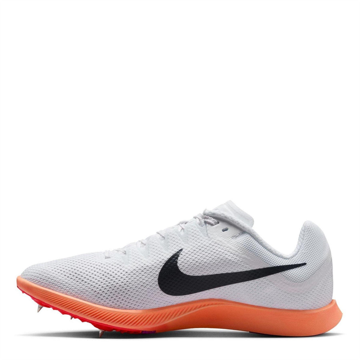 White-Obsidian Blue - Back - Nike Mens Zoom Rival Distance Athletic Shoe Spikes