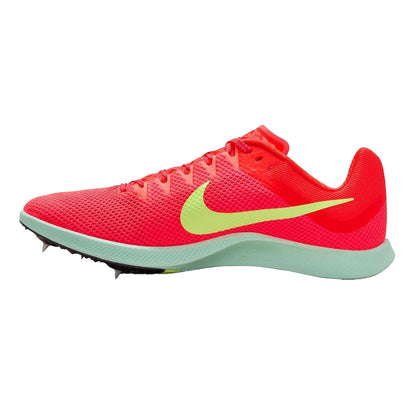 Red - Side - Nike Mens Zoom Rival Distance Athletic Shoe Spikes