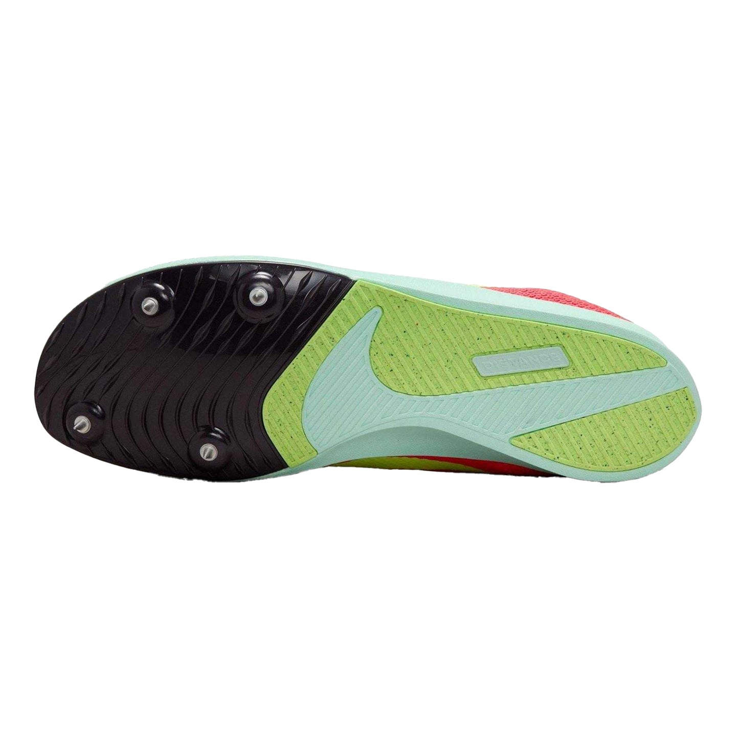 Red - Lifestyle - Nike Mens Zoom Rival Distance Athletic Shoe Spikes