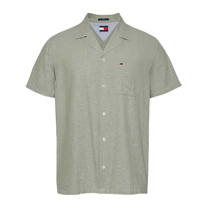 Aruba - Front - Tommy Jeans Mens Logo Pocket Shirt