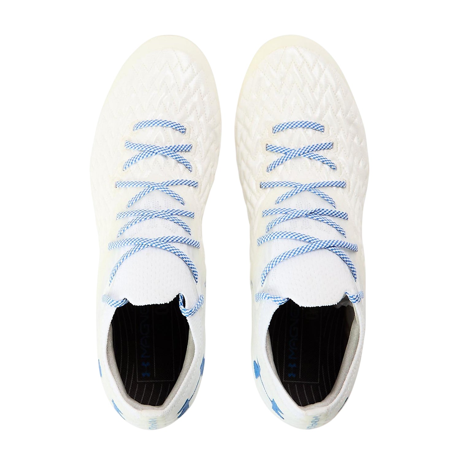 White - Side - Under Armour Mens Clone Magnetico Pro Quilted Knitted Football Boots