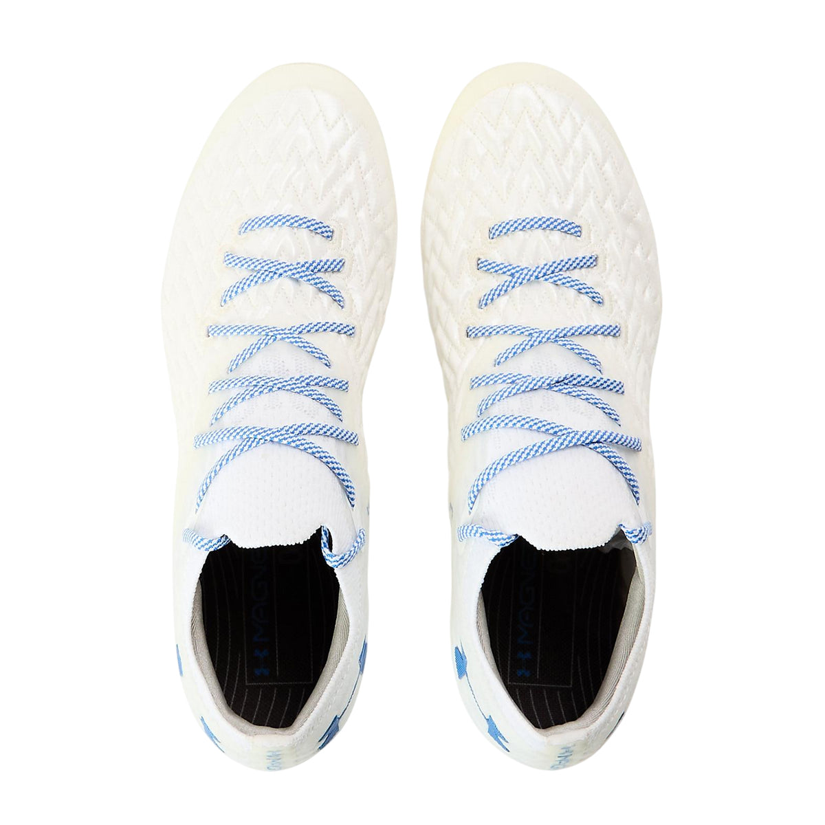 White - Side - Under Armour Mens Clone Magnetico Pro Quilted Knitted Football Boots