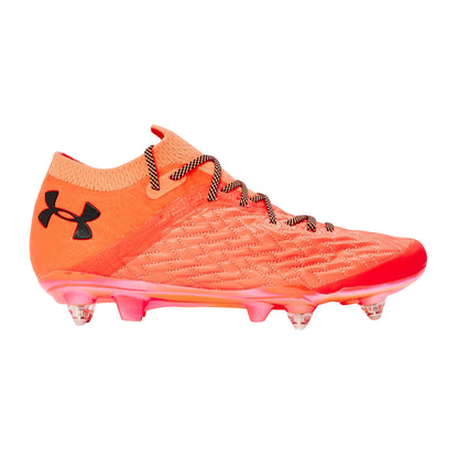 Orange - Front - Under Armour Mens Clone Magnetico Pro Quilted Knitted Football Boots