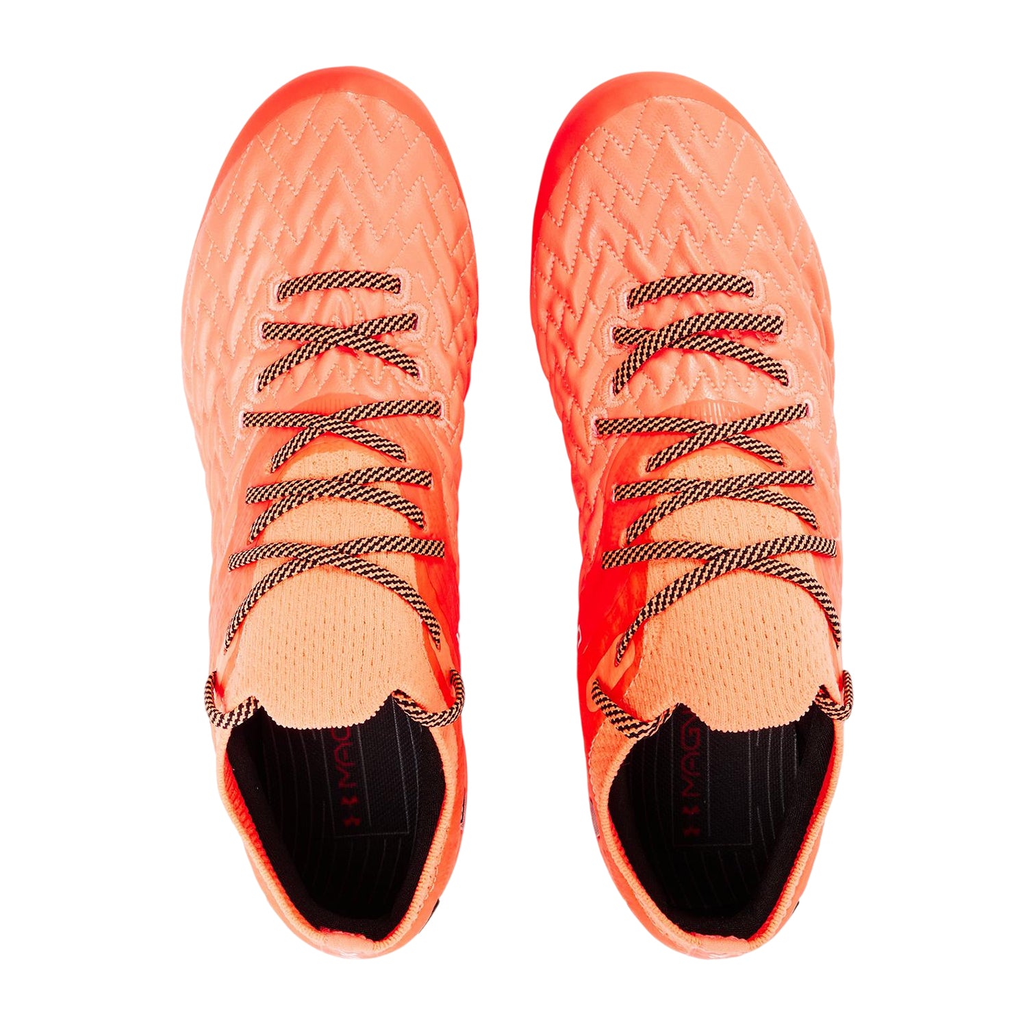 Orange - Side - Under Armour Mens Clone Magnetico Pro Quilted Knitted Football Boots