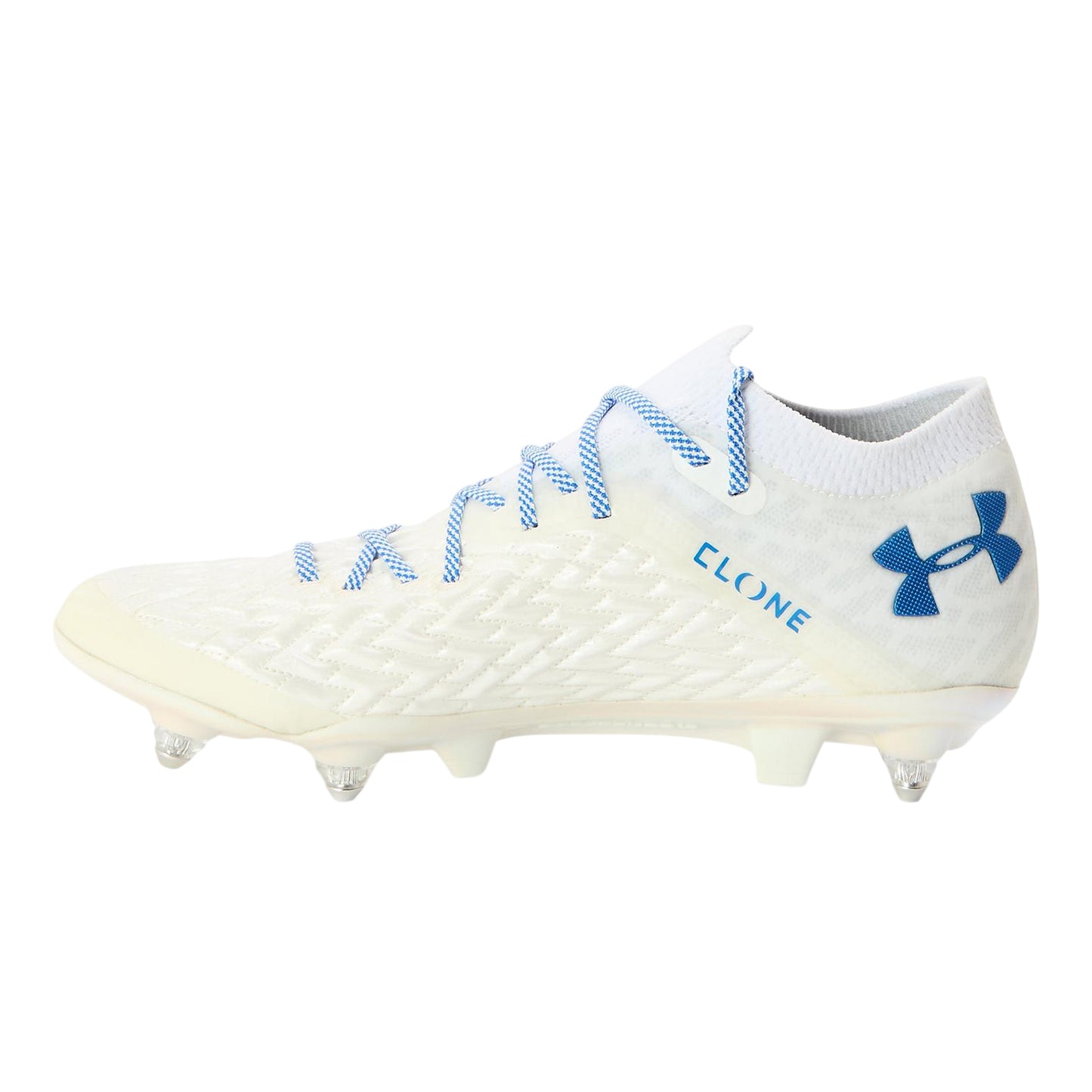 White - Back - Under Armour Mens Clone Magnetico Pro Quilted Knitted Football Boots