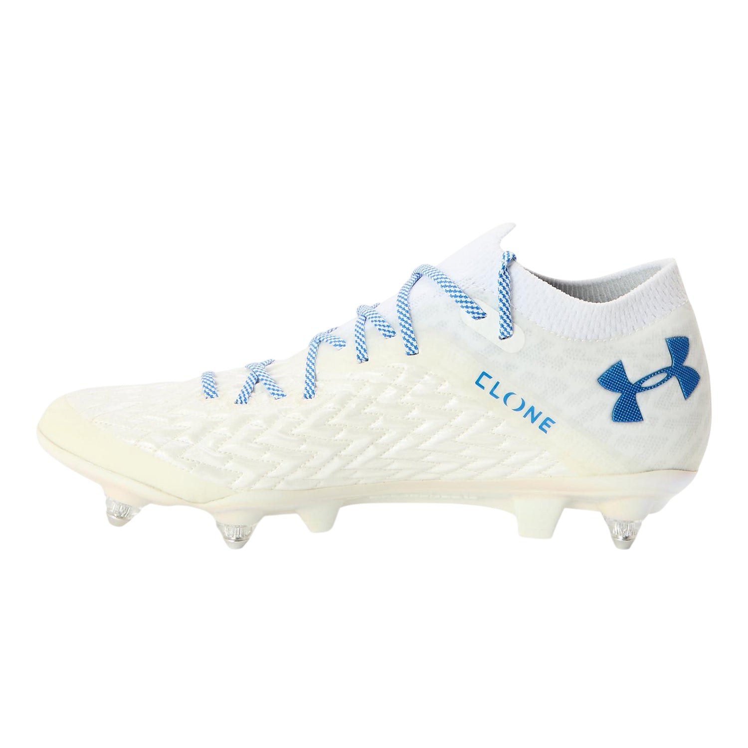 White - Back - Under Armour Mens Clone Magnetico Pro Quilted Knitted Football Boots