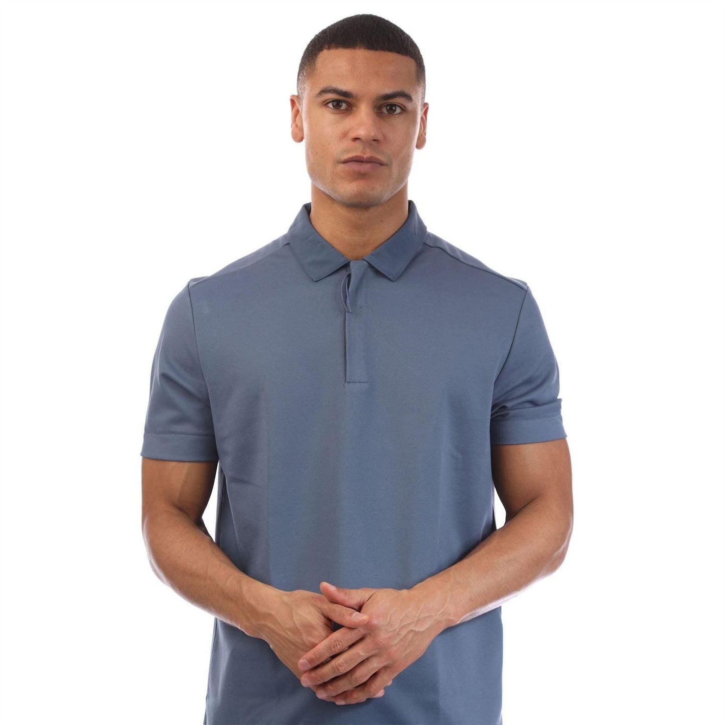 Blue - Side - Boss Mens P-Parris 07 Polo Shirt