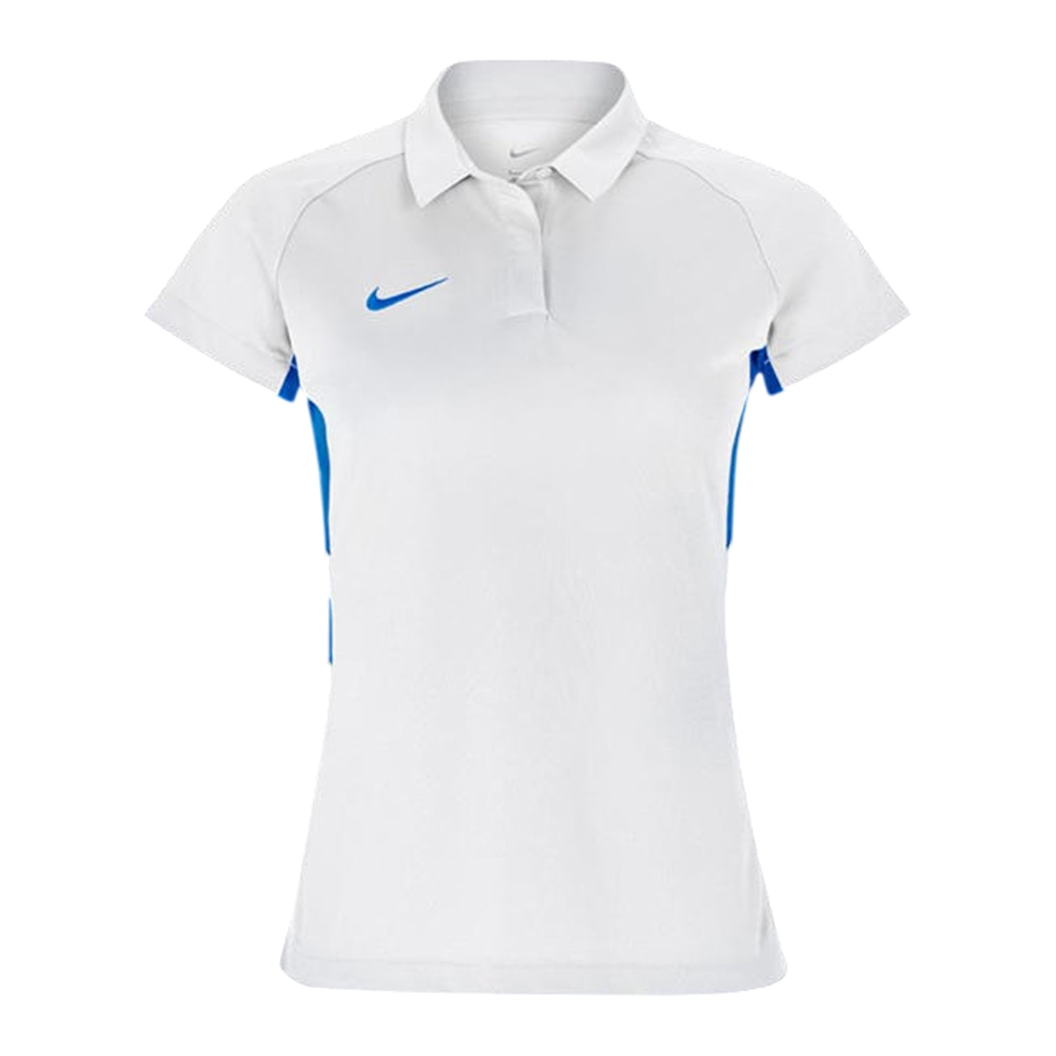 White-Royal Blue - Front - Nike Womens-Ladies Raglan Hockey Jersey