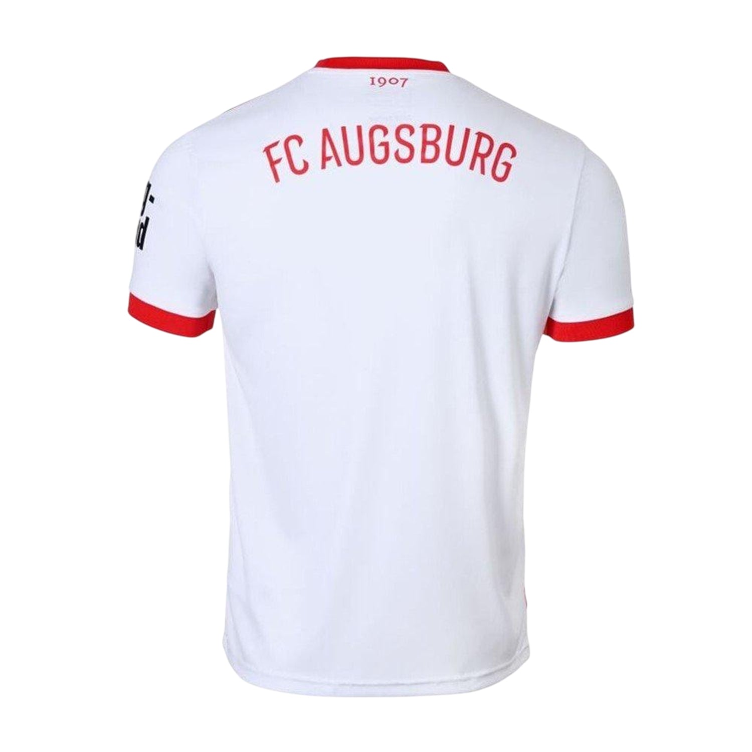 White - Back - Mizuno Unisex Adult FC Augsburg 25-26 Crest Football Shirt
