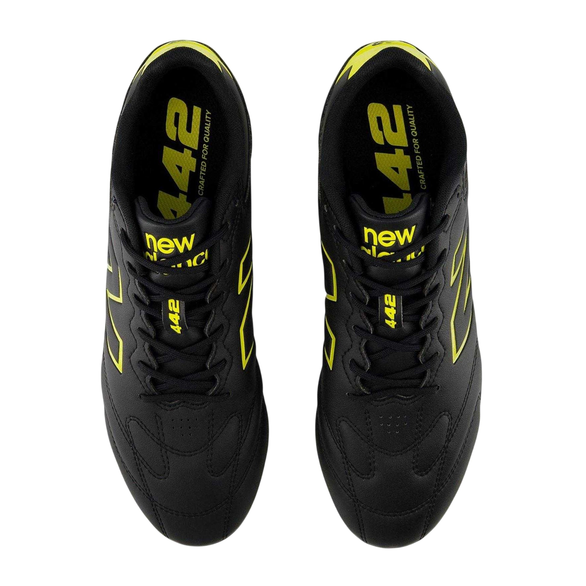 Black-Sun - Side - New Balance Mens 442 Elite Cleated Firm Ground Football Boots