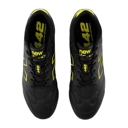 Black-Sun - Side - New Balance Mens 442 Elite Cleated Firm Ground Football Boots
