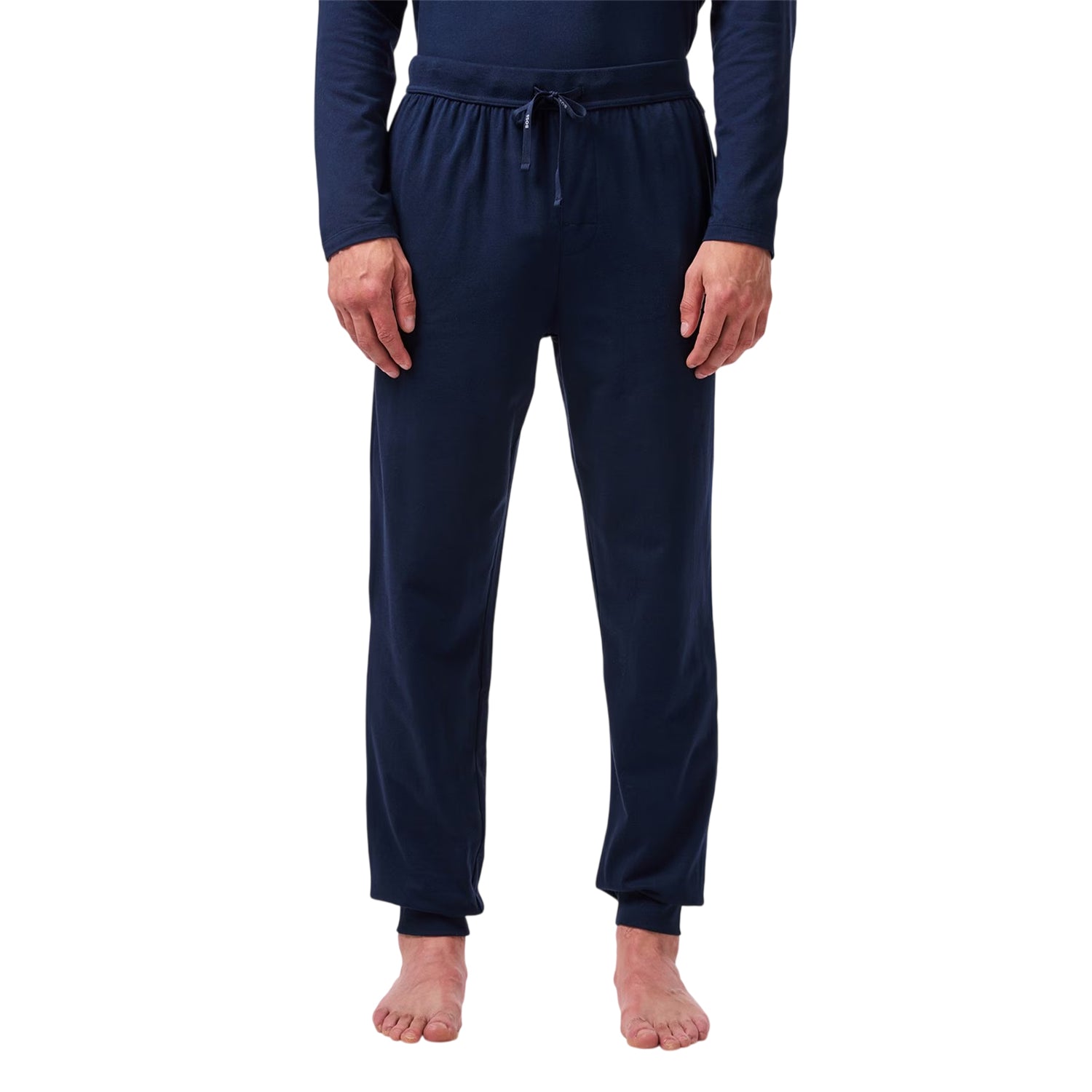 Navy - Side - Boss Mens Mix&Match Jogging Bottoms