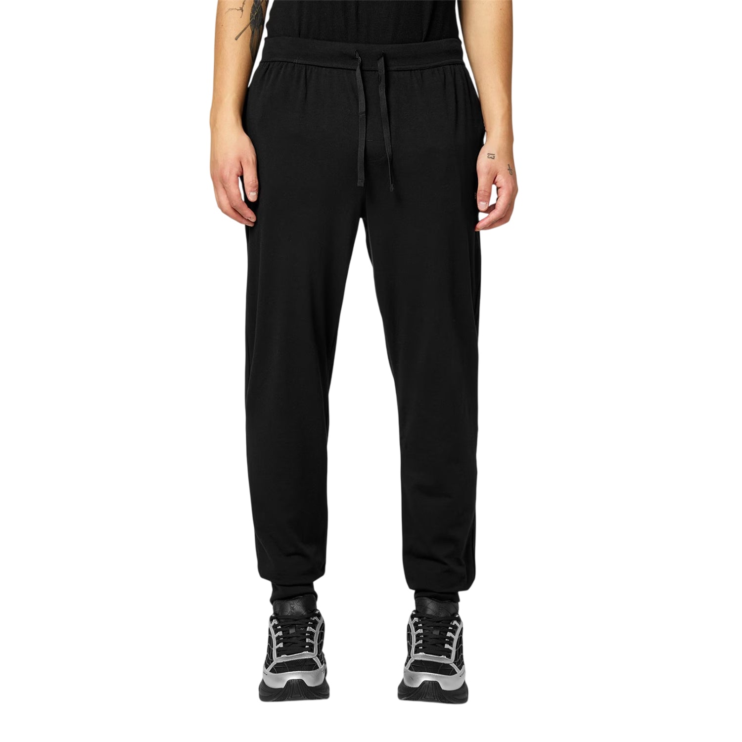 Black - Side - Boss Mens Mix&Match Jogging Bottoms