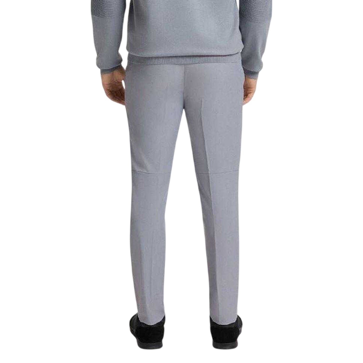 Grey - Back - Boss Mens Phoenix Pro Stretch Golf Trousers