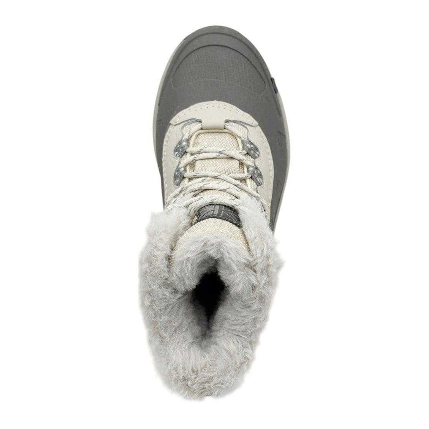 White - Side - Karrimor Womens-Ladies Faux Fur Lined Contrast Stitch Snow Boots