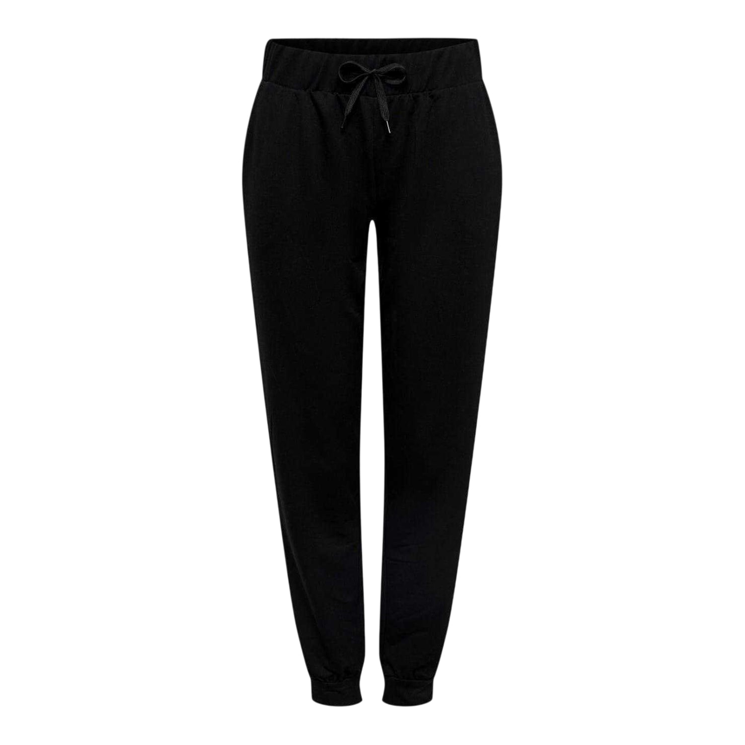 Black-Red - Back - Only Play Womens-Ladies Jogging Bottoms