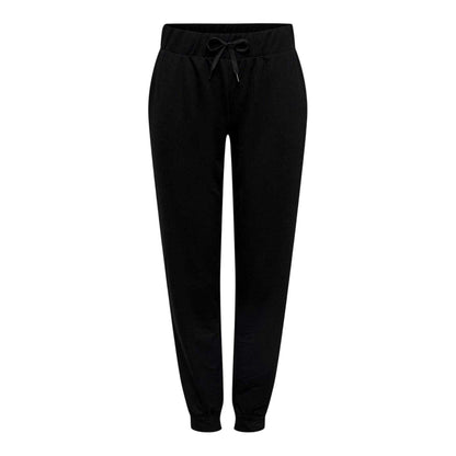 Black-Red - Back - Only Play Womens-Ladies Jogging Bottoms