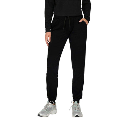 Black-Red - Side - Only Play Womens-Ladies Jogging Bottoms