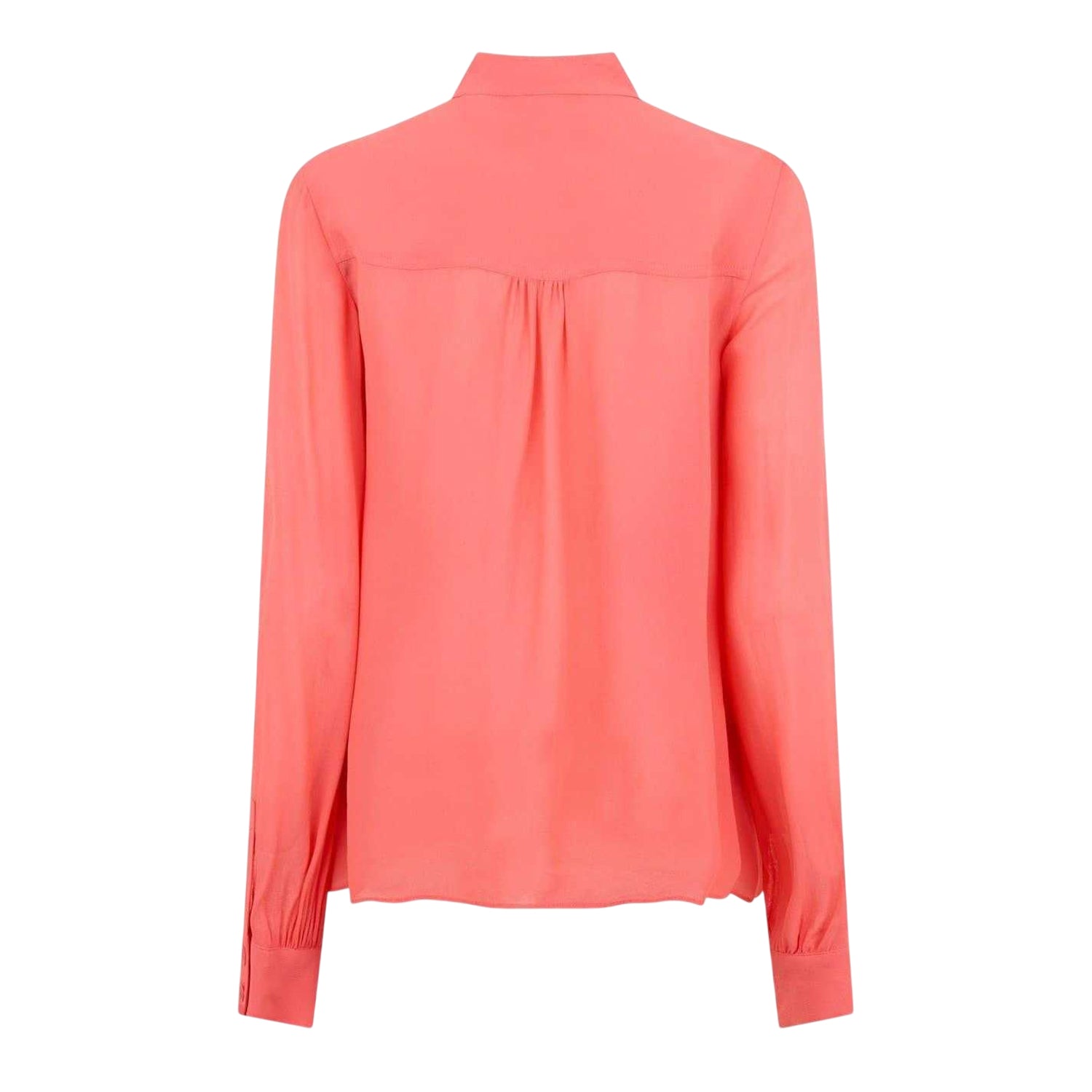 Coral - Back - Ted Baker Womens-Ladies Collared Relaxed Fit Shirt