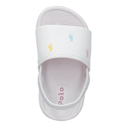 White - Side - Ralph Lauren Childrens-Kids Fairview Sandals