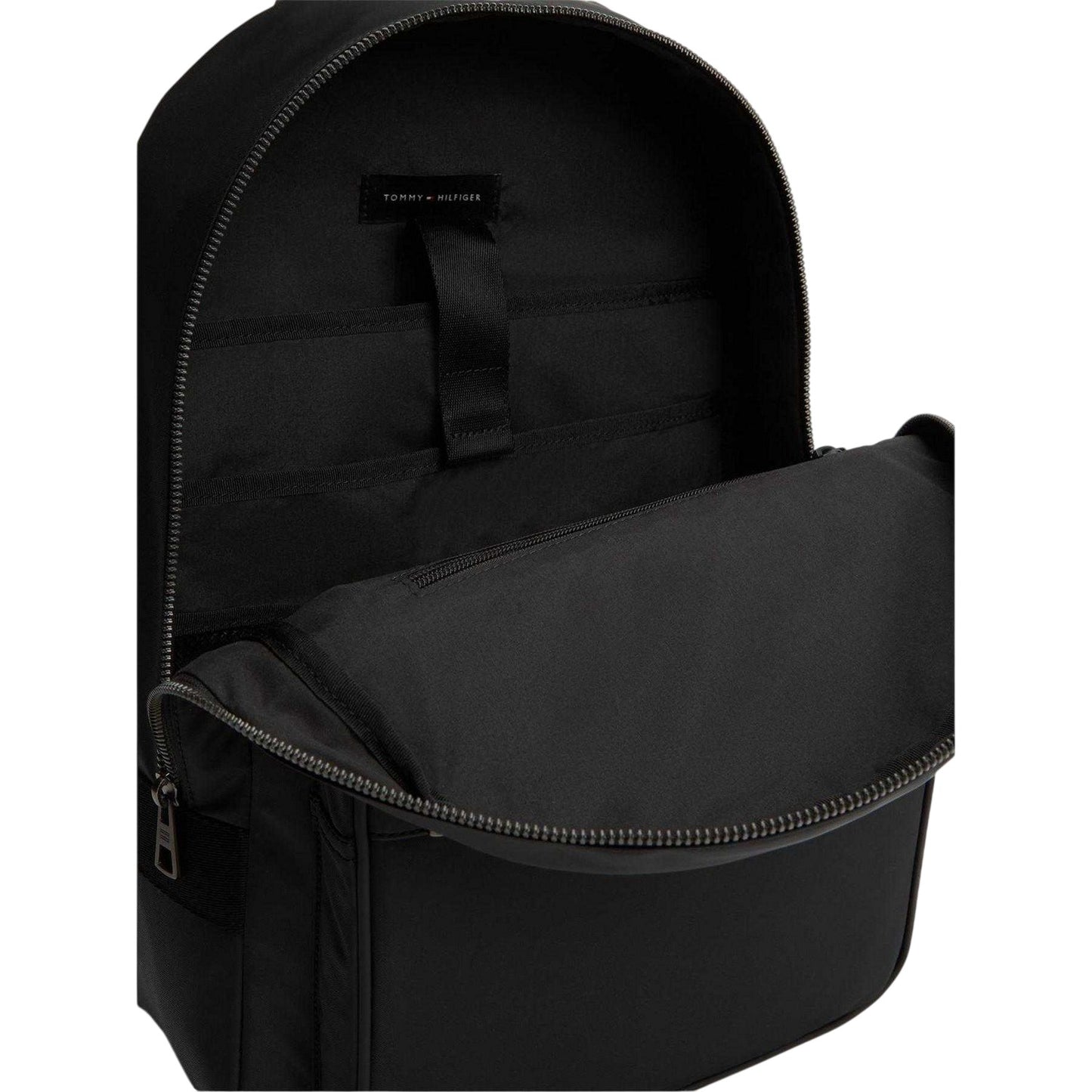 Black - Lifestyle - Tommy Hilfiger Plain Polyester 16L Backpack