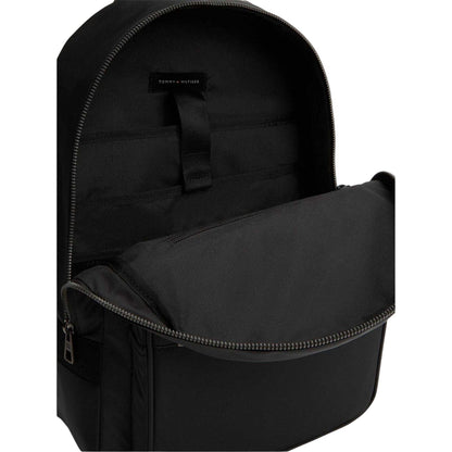 Black - Lifestyle - Tommy Hilfiger Plain Polyester 16L Backpack
