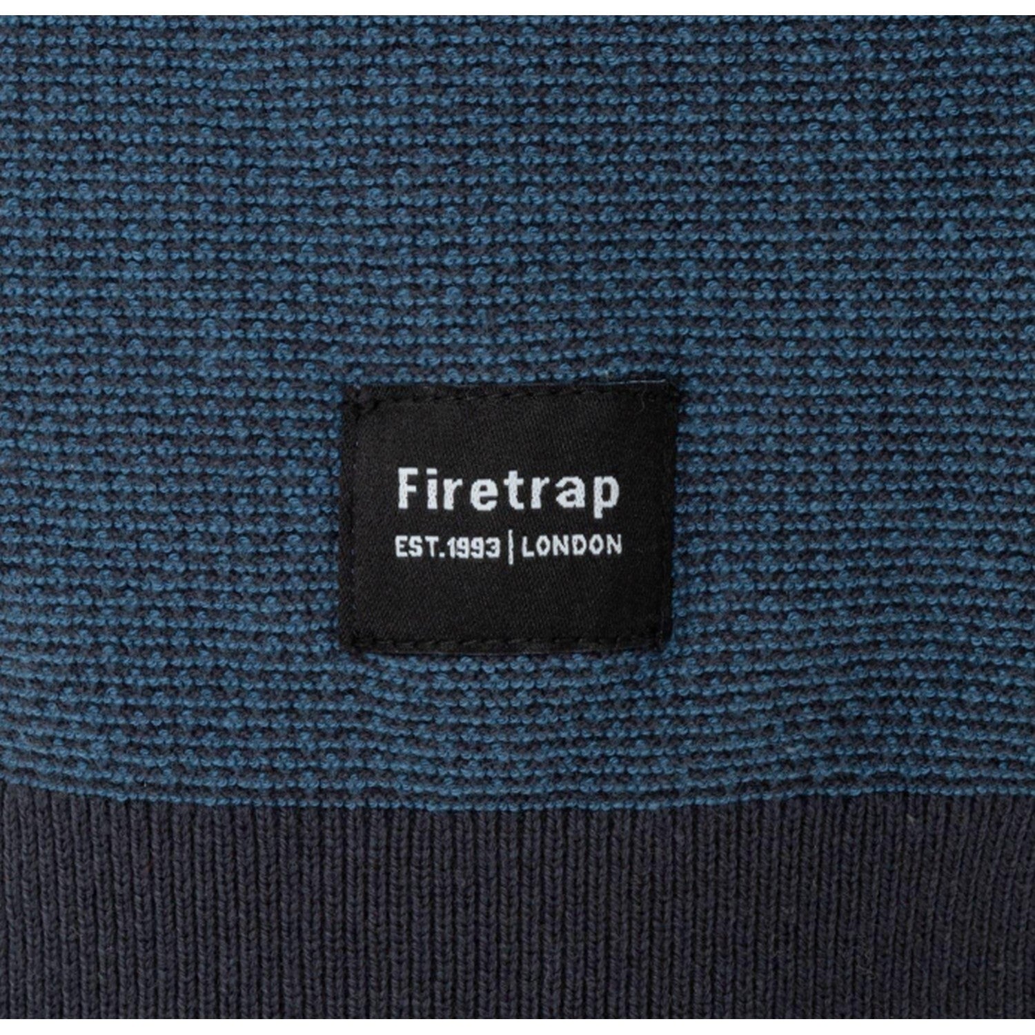 Navy - Lifestyle - Firetrap Mens Knitted Short-Sleeved Shirt