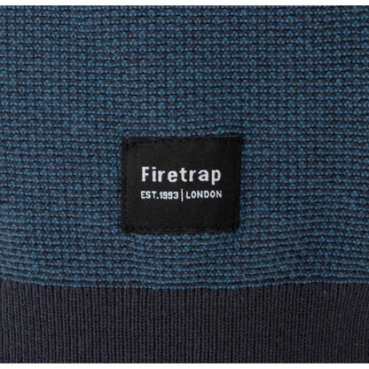 Navy - Lifestyle - Firetrap Mens Knitted Short-Sleeved Shirt