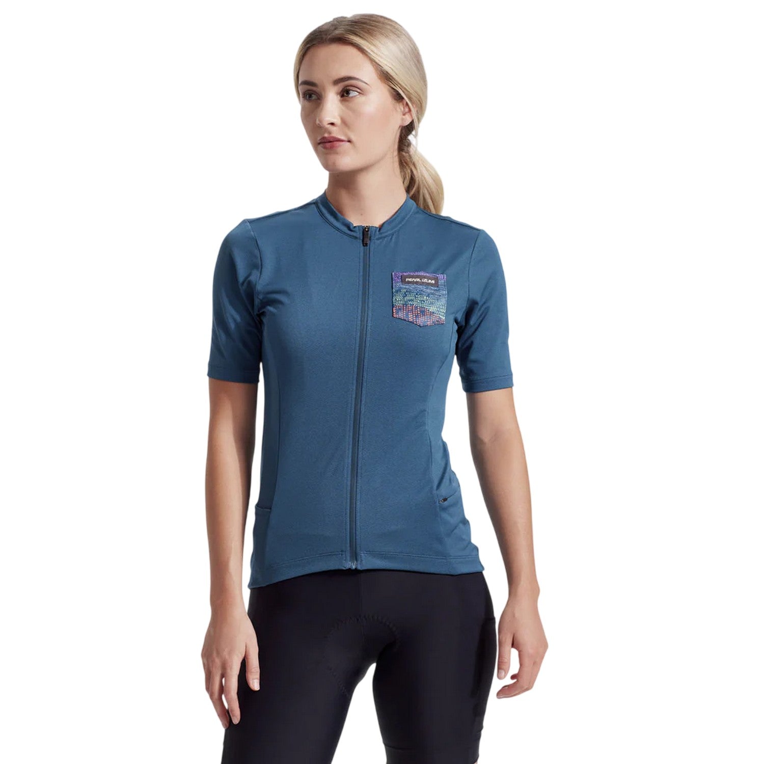 Nightfall Navy - Lifestyle - Pearl Izumi Womens-Ladies Expedition Full Zip Cycling Jersey