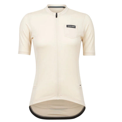 Oatmeal - Front - Pearl Izumi Womens-Ladies Expedition Full Zip Cycling Jersey
