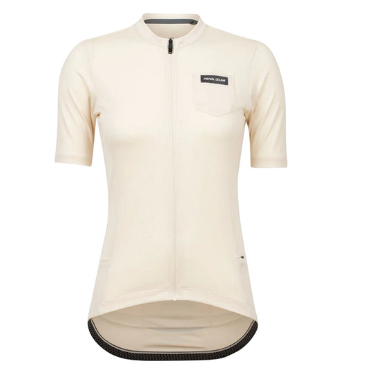 Oatmeal - Front - Pearl Izumi Womens-Ladies Expedition Full Zip Cycling Jersey