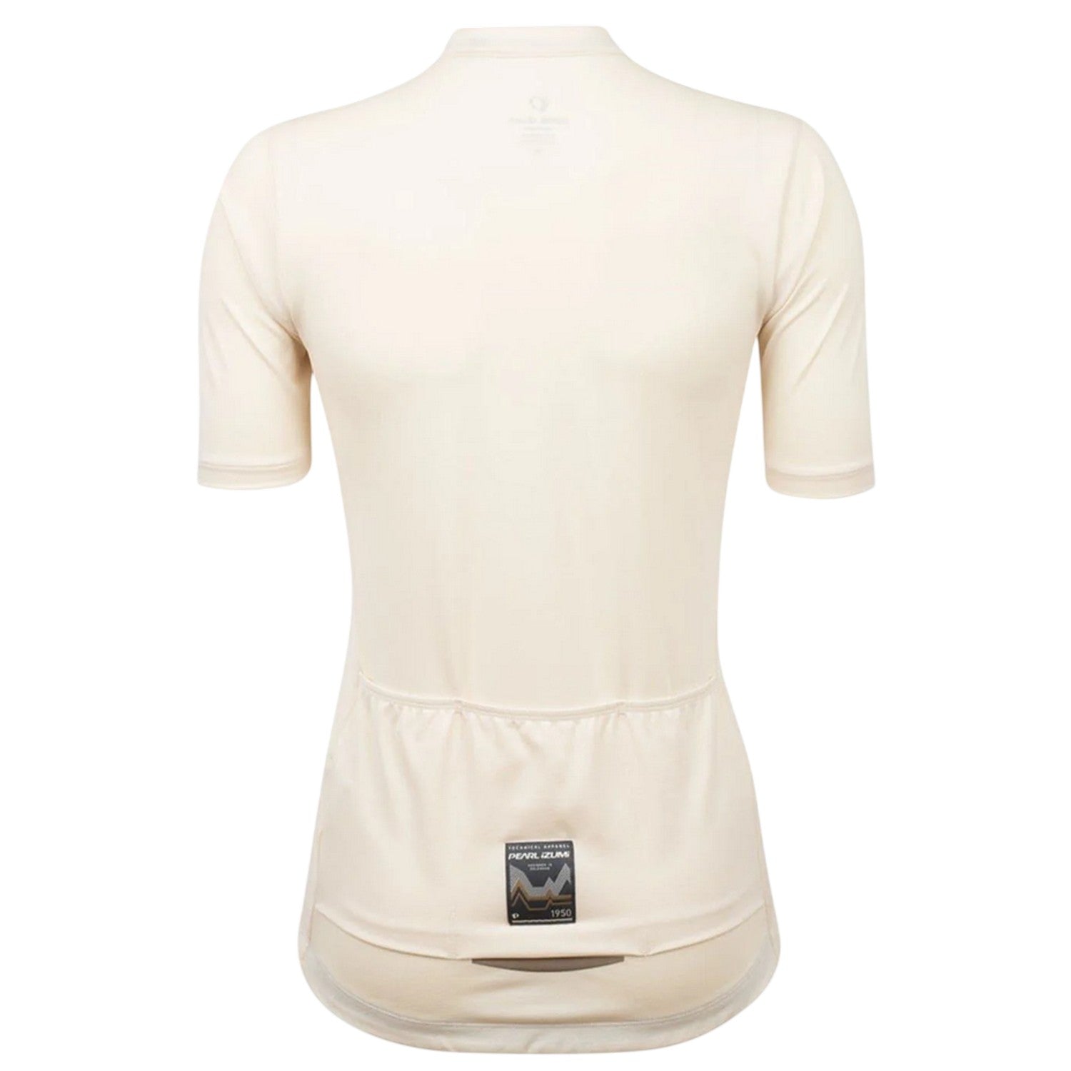 Oatmeal - Back - Pearl Izumi Womens-Ladies Expedition Full Zip Cycling Jersey