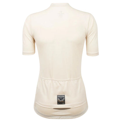 Oatmeal - Back - Pearl Izumi Womens-Ladies Expedition Full Zip Cycling Jersey