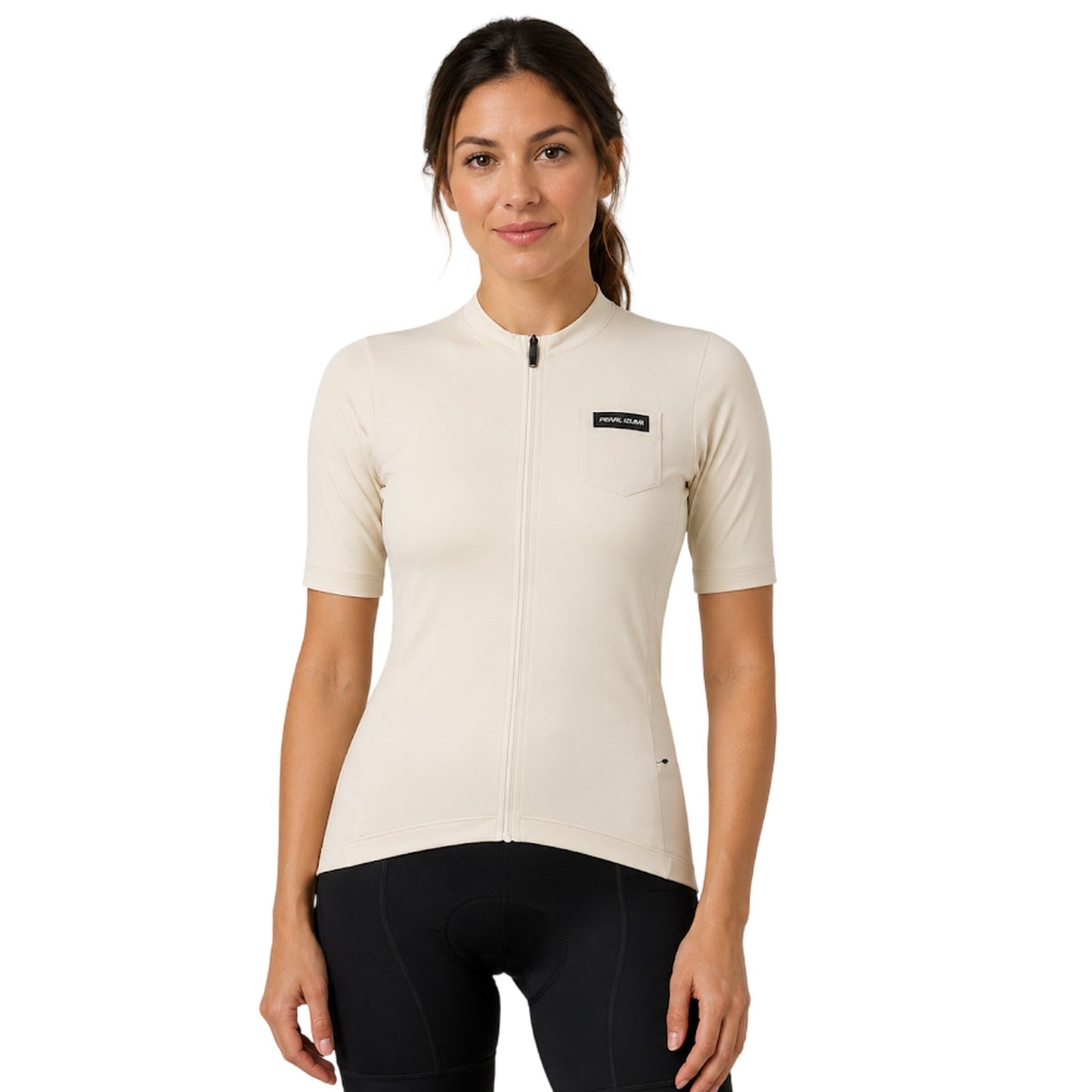 Oatmeal - Lifestyle - Pearl Izumi Womens-Ladies Expedition Full Zip Cycling Jersey