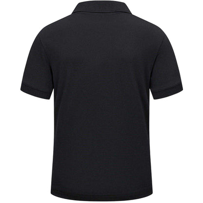 Black - Back - Kelme Childrens-Kids Logo Dri-FIT Polo Shirt