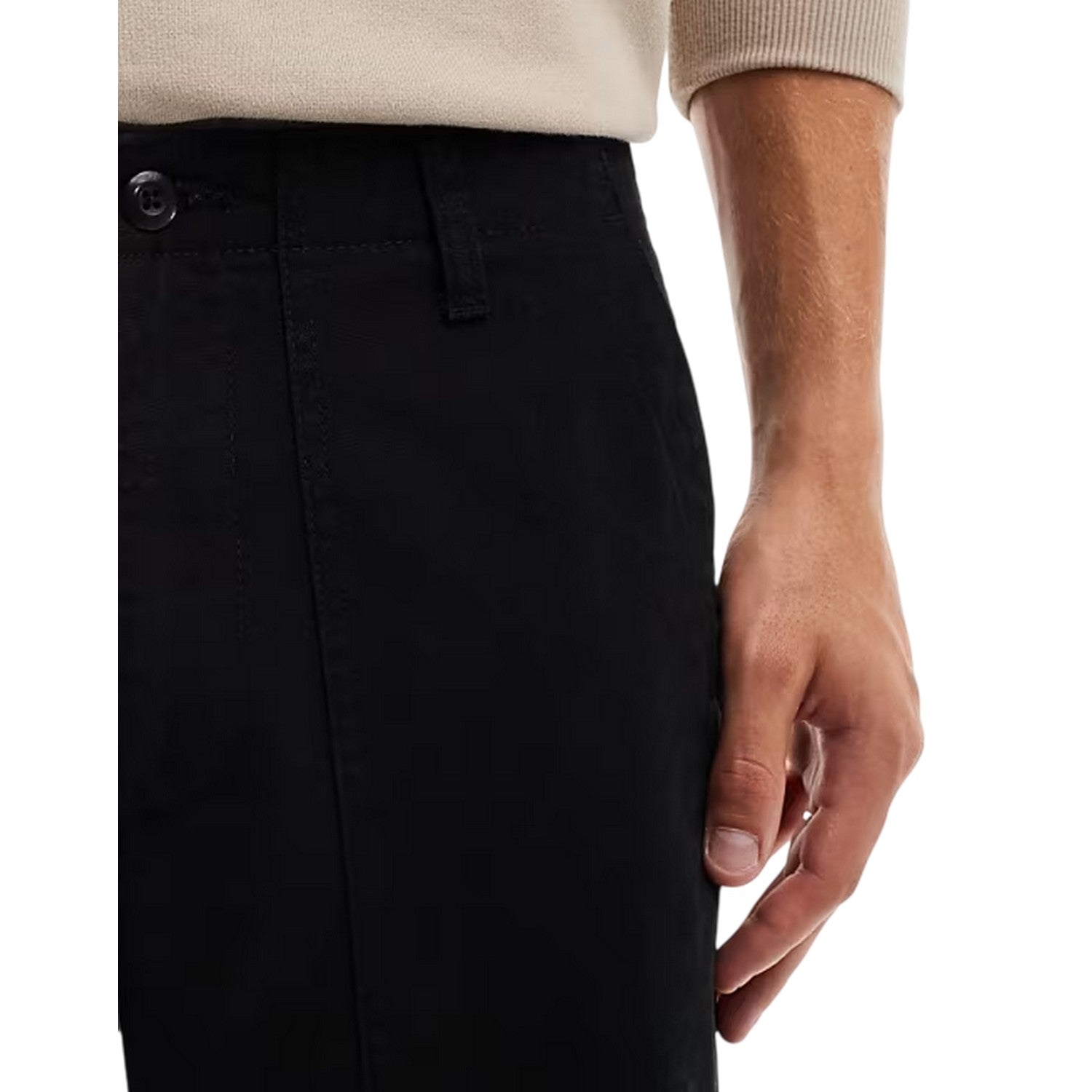 Black - Side - Jack And Jones Mens Fatigue Jogging Bottoms
