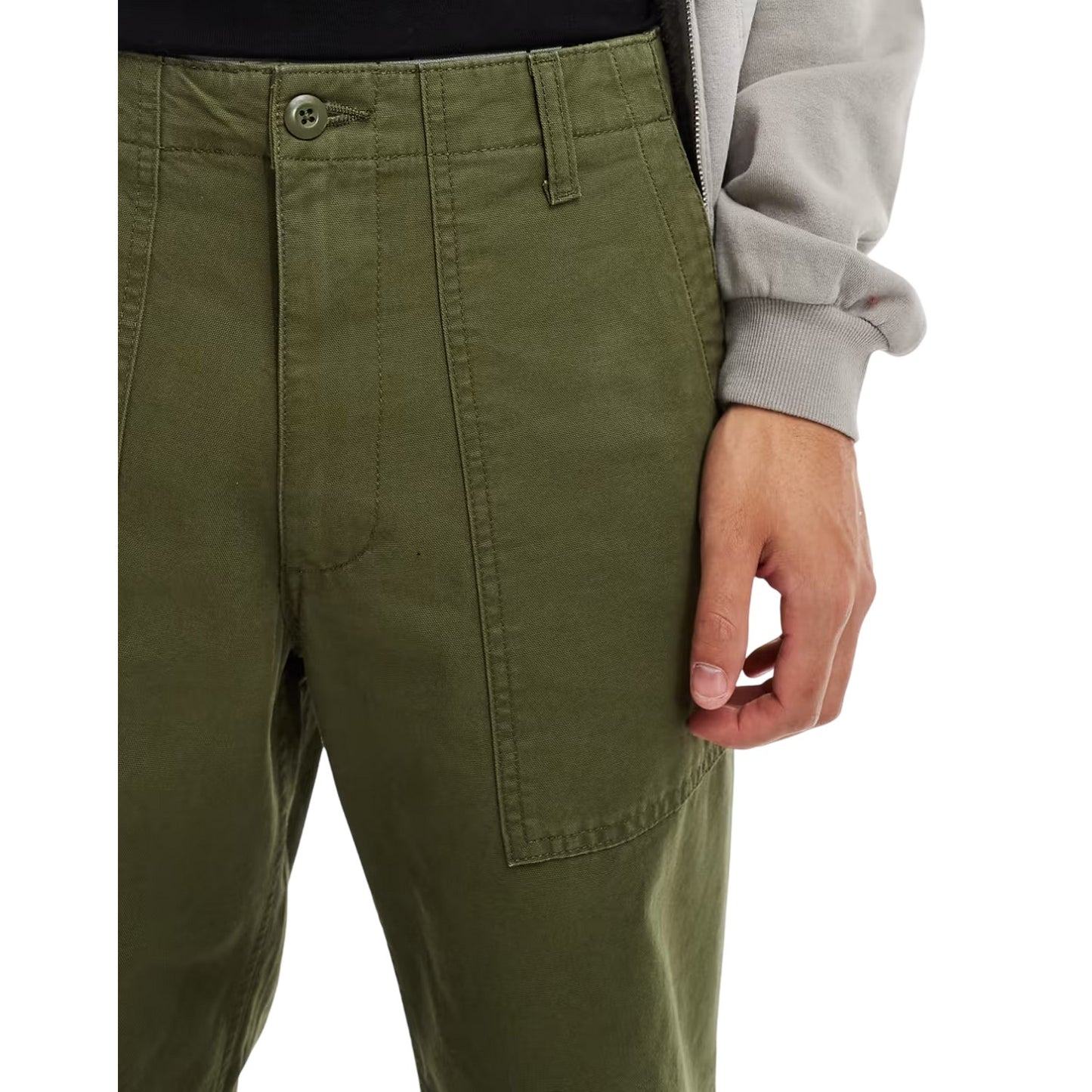 Olive Night - Side - Jack And Jones Mens Fatigue Jogging Bottoms