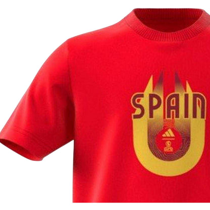 Better Scarlet - Lifestyle - Adidas Childrens-Kids Spain Graphic Print T-Shirt