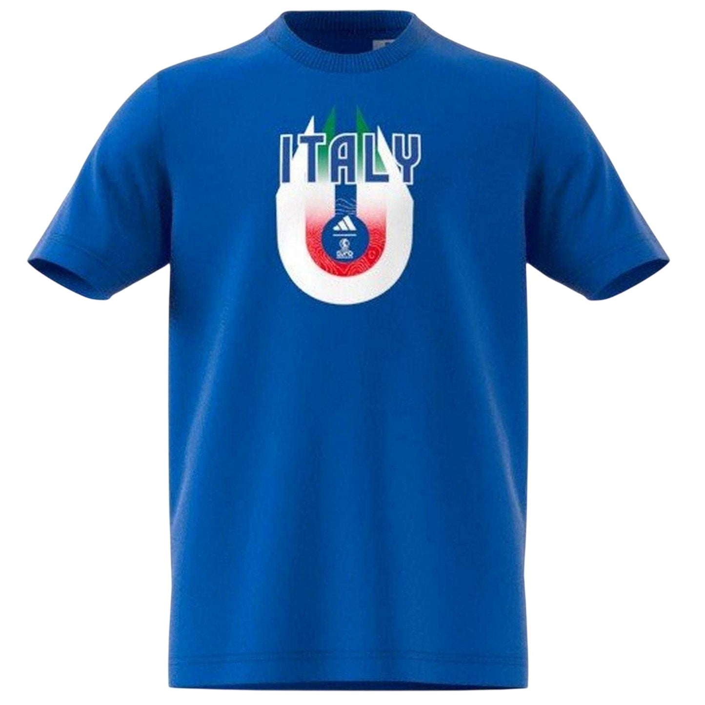 Blue - Front - Adidas Childrens-Kids Spain Graphic Print T-Shirt