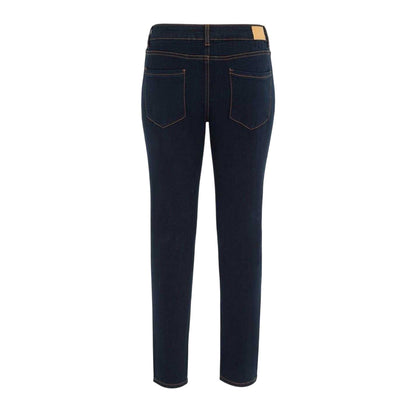 Night Blue - Back - Firetrap Womens-Ladies Mid Rise Skinny Jeans