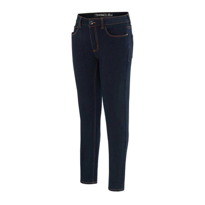Night Blue - Side - Firetrap Womens-Ladies Mid Rise Skinny Jeans