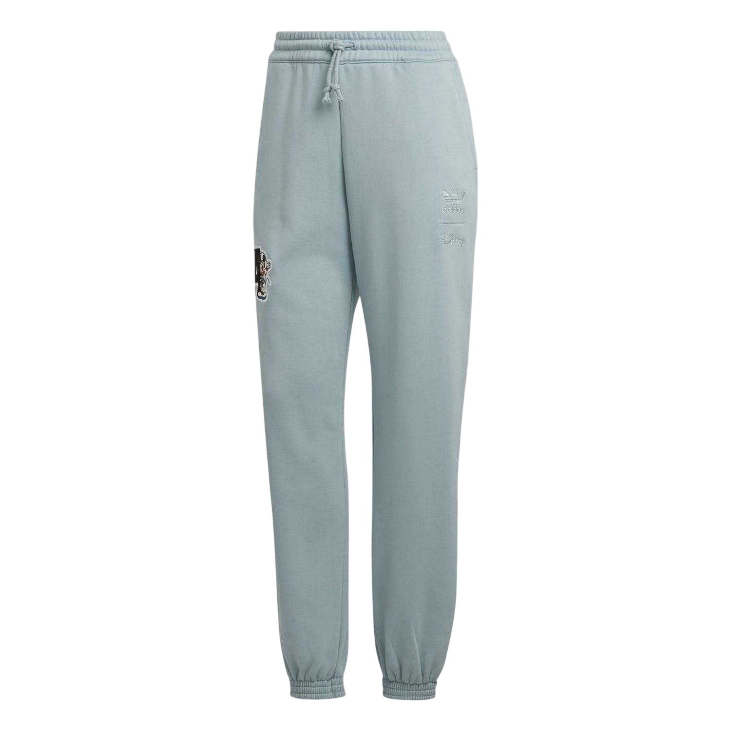 Grey - Front - Adidas Womens-Ladies Disney Mickey Mouse Joggers