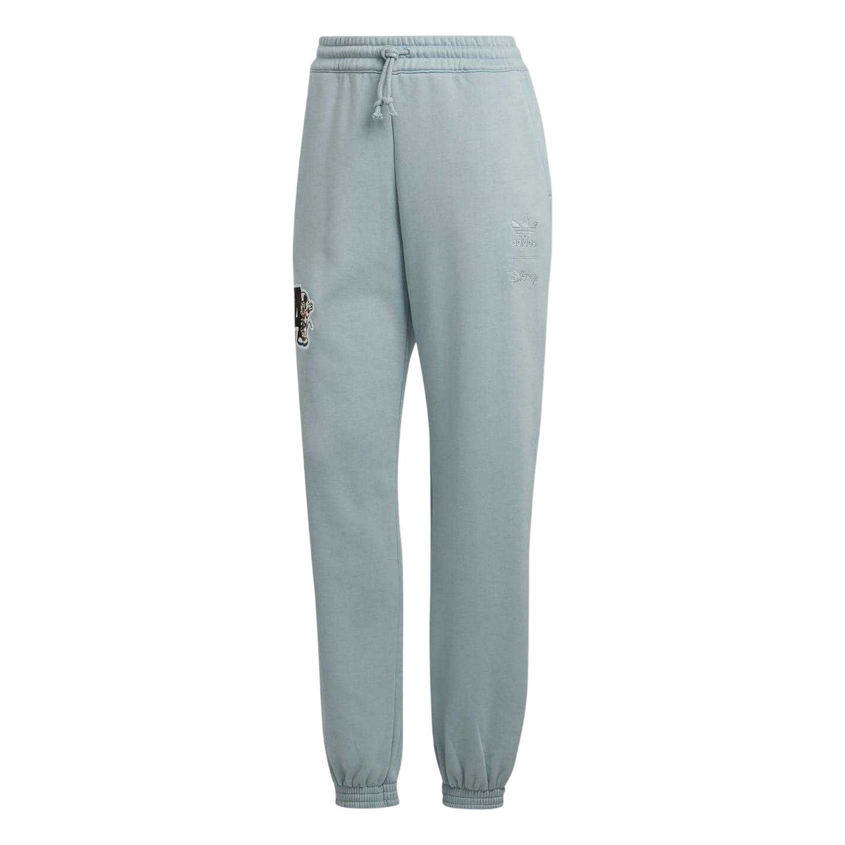 Grey - Front - Adidas Womens-Ladies Disney Mickey Mouse Joggers