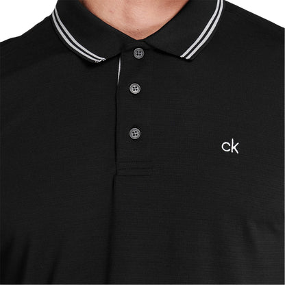 Black - Lifestyle - Calvin Klein Mens Broadway Polo Shirt
